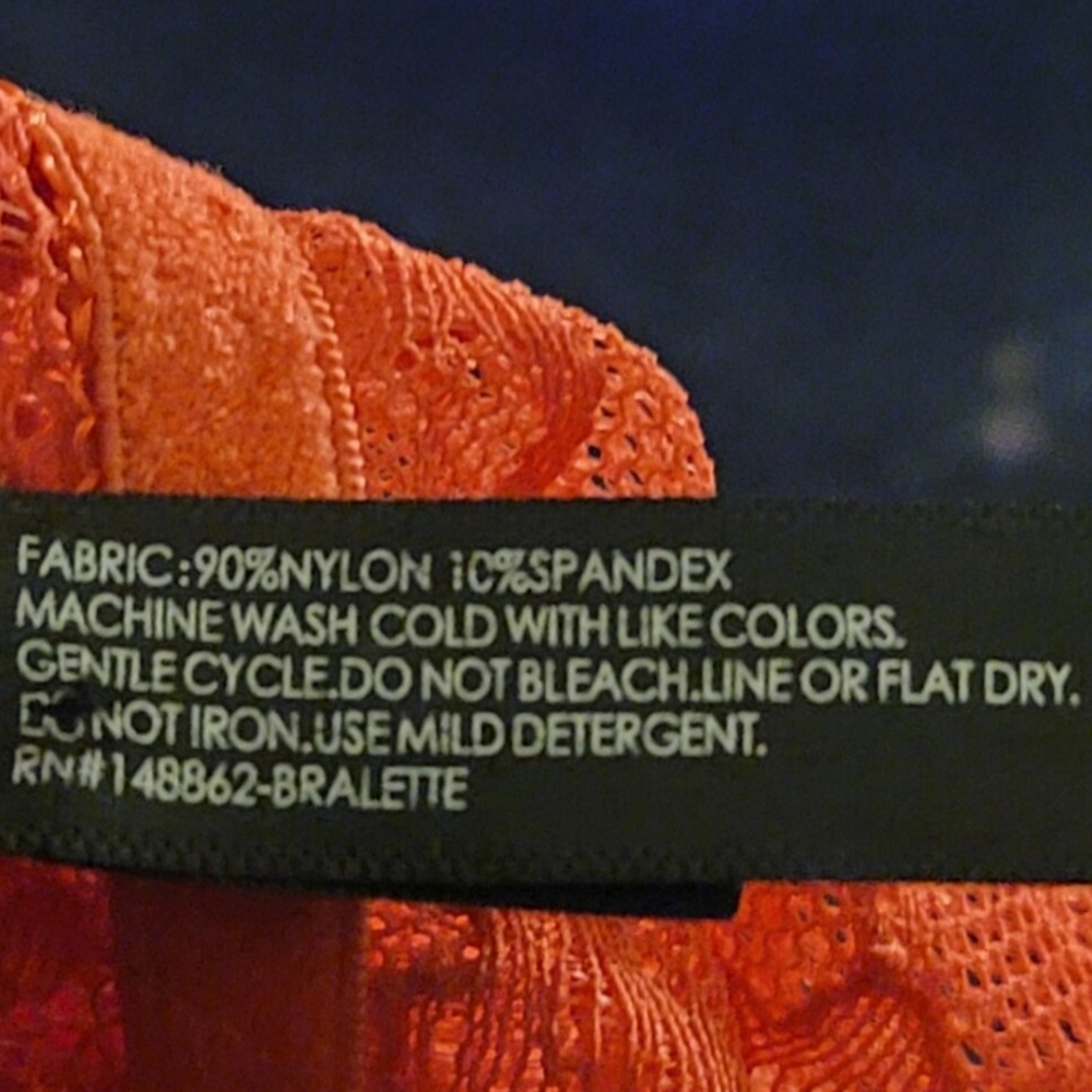 Torrid Coral Lace Bralette - Picture 7 of 8